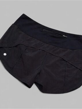 lululemon athletica Black Athletic Skirted Shorts with Zip Pocket